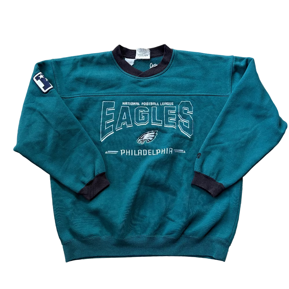 Eagles Lee Sport Crewneck Sweatshirt Size L