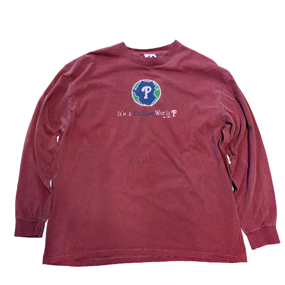 Phillies Y2K "It's a Phillies World" Longsleeve Size XL