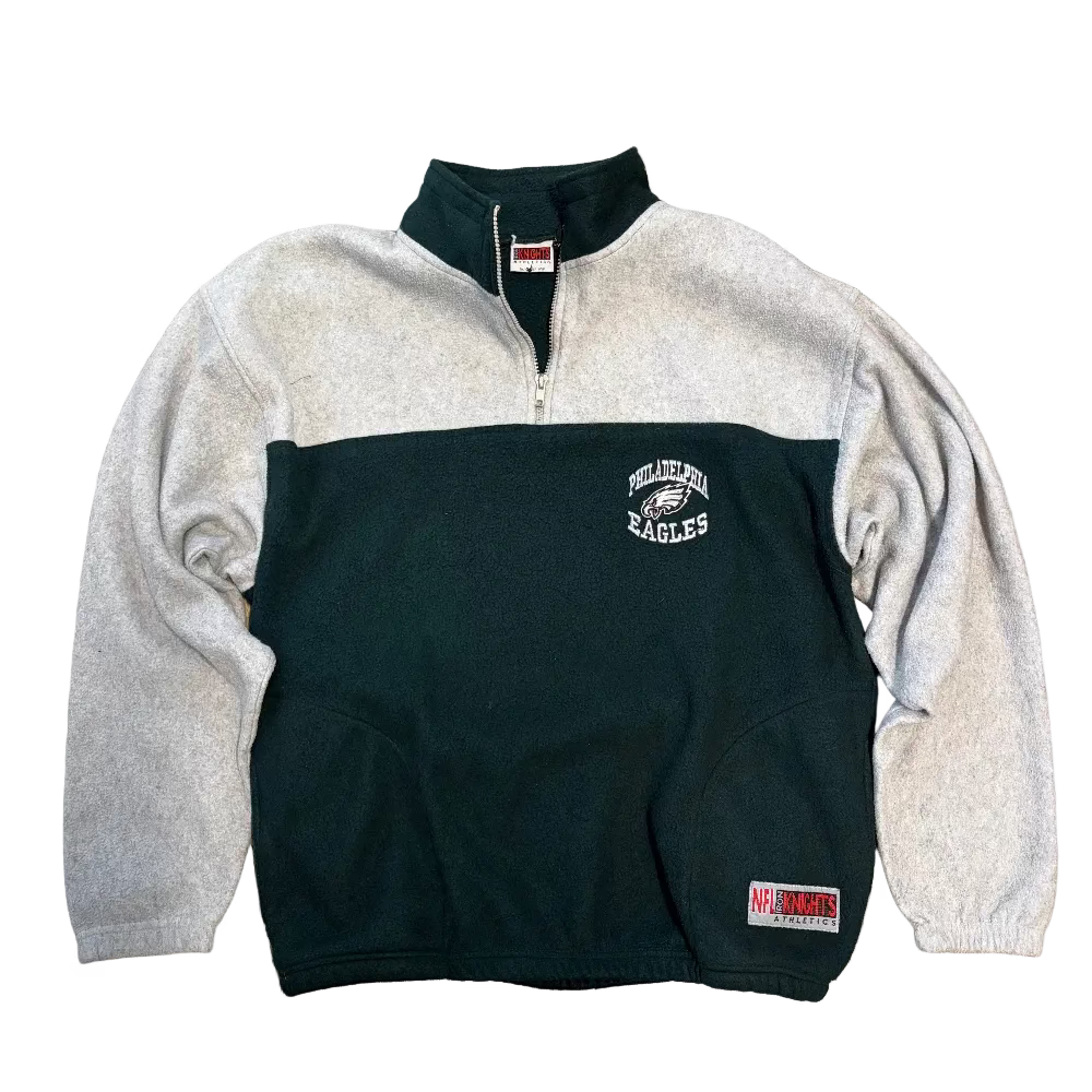 Eagles 1997 Fleece Quarter-Zip Sweatshirt Size L