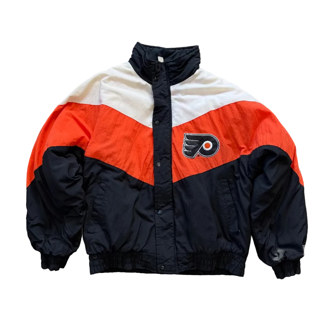 Flyers 90s Logo 7 Vertical Split Jacket Size L
