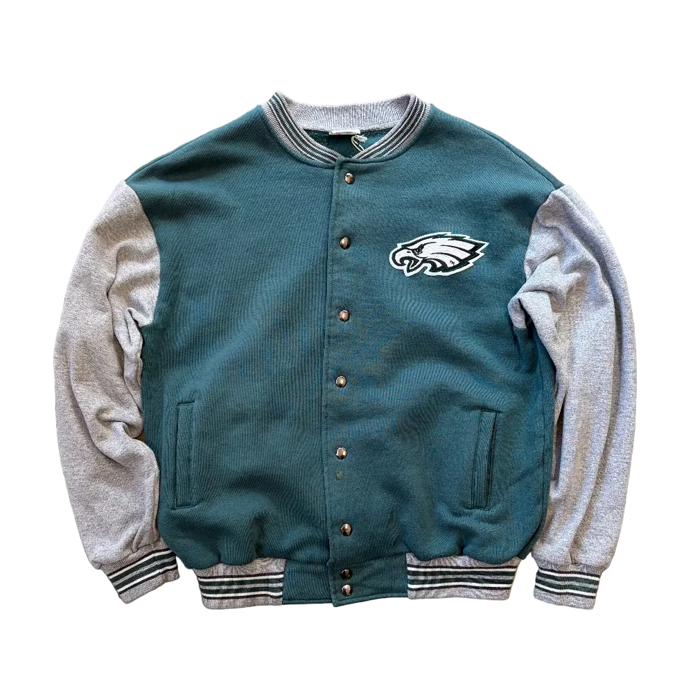Eagles Y2K Majestic Sweatshirt Jacket Size L