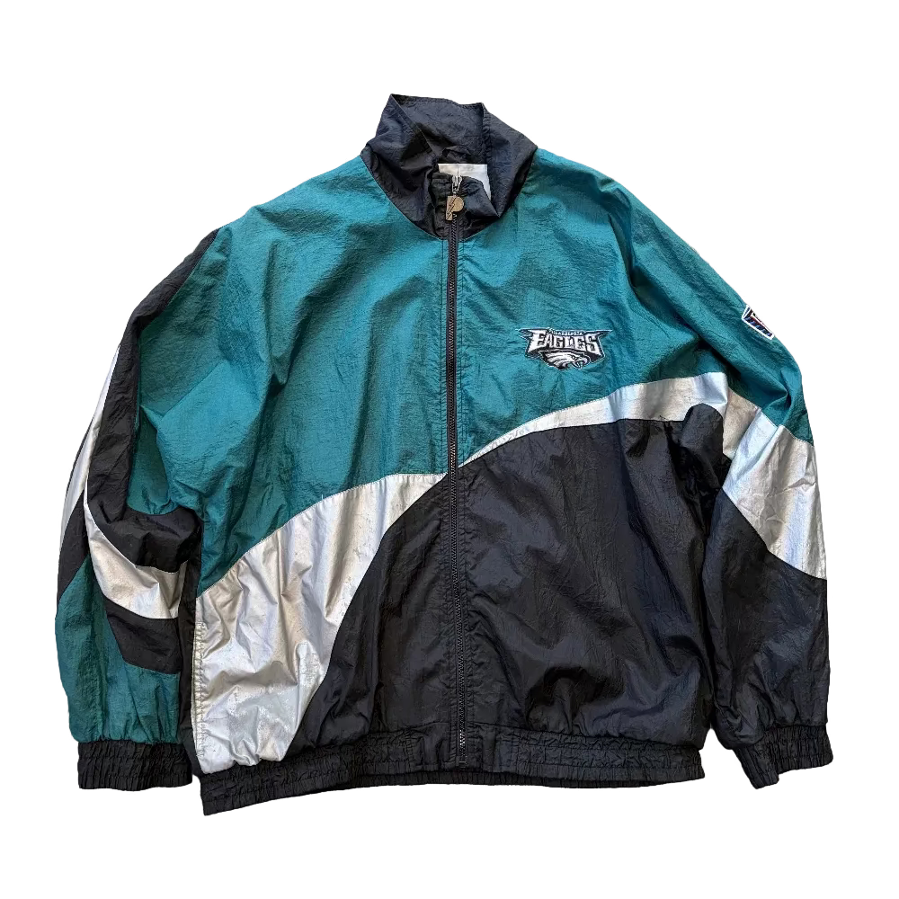 Eagles 90s Pro Player Windbreaker Jacket Size XL