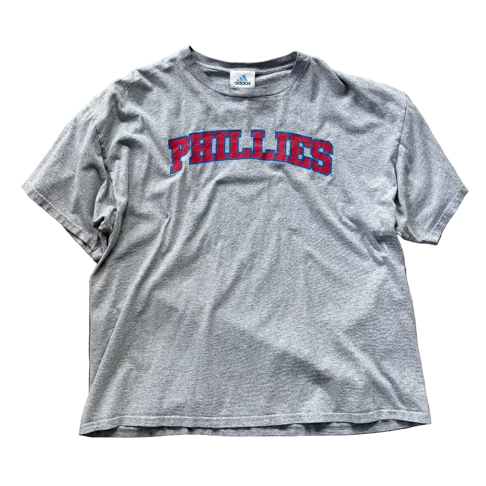 Phillies 2002 Adidas Double Sided Logo Shirt Size 2X Front