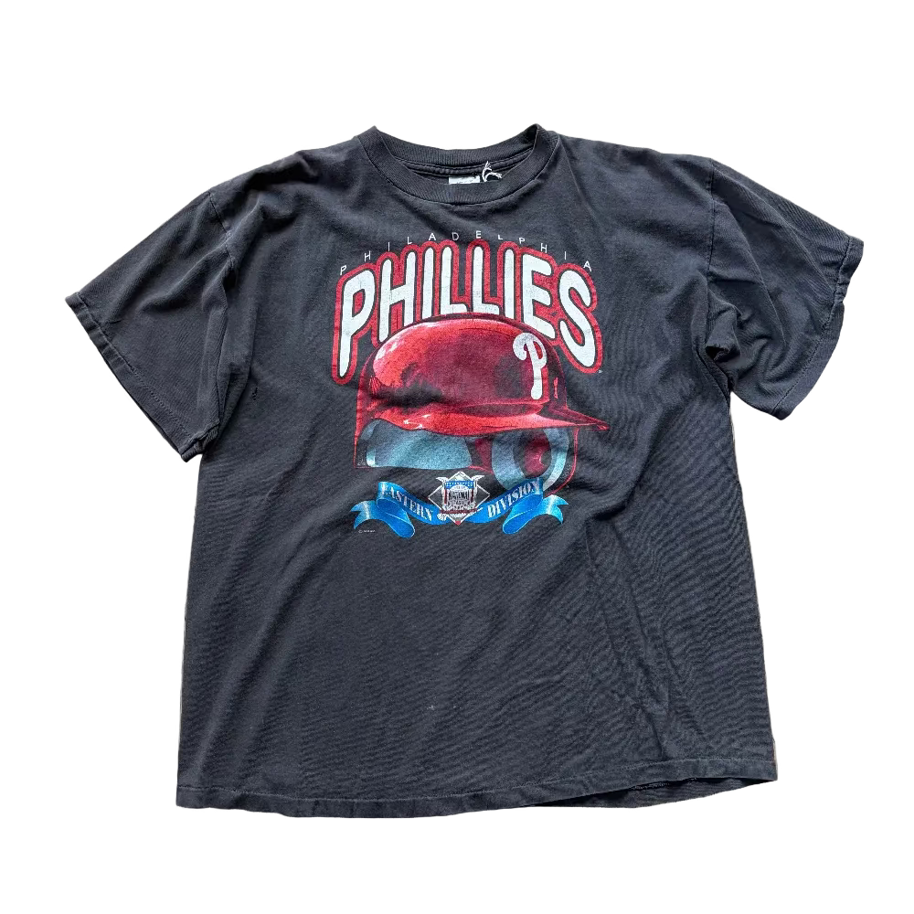 Phillies 1993 Salem Athletics Black Helmet Shirt Size XL