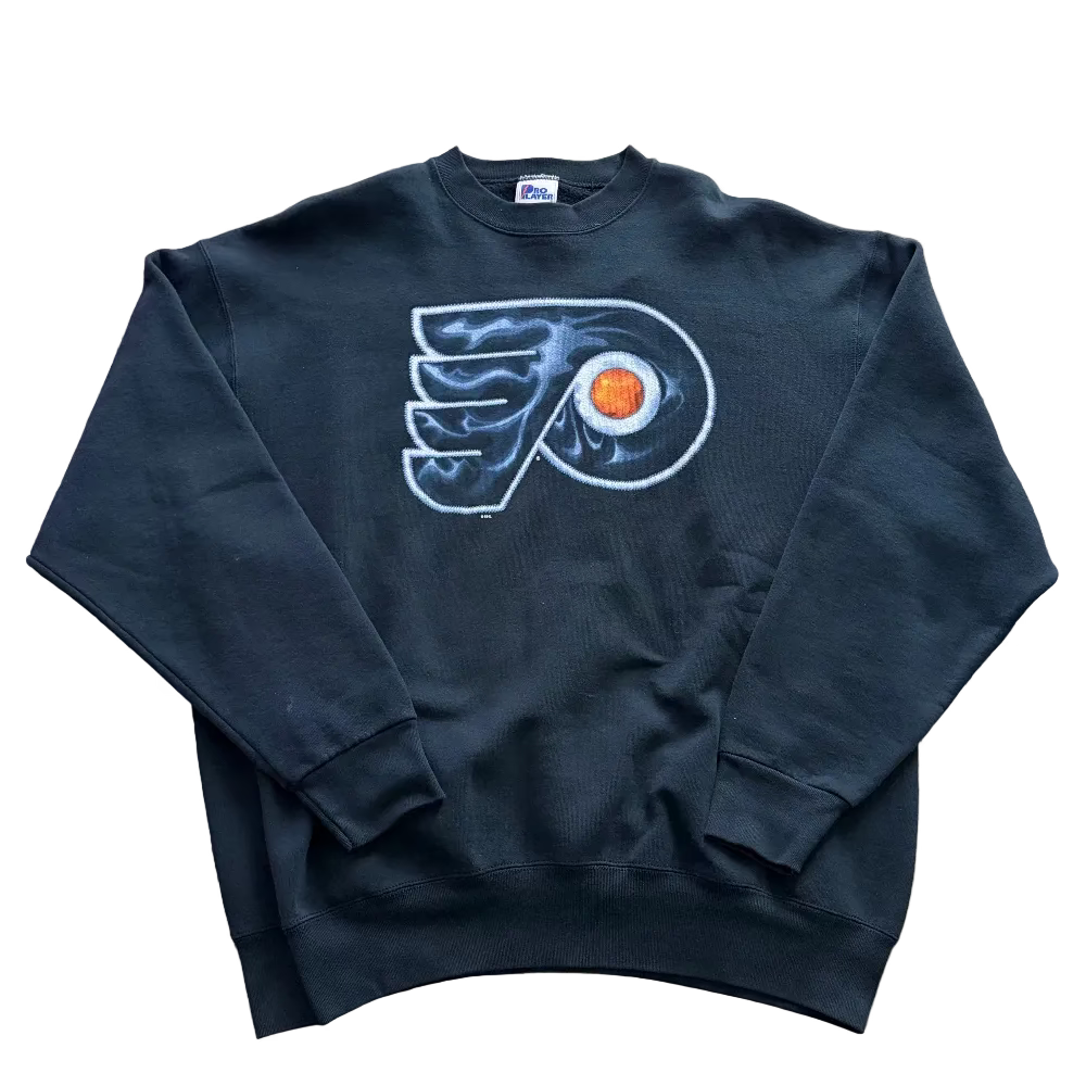 Flyers 90s Pro Player Crewneck Sweatshirt Size XL