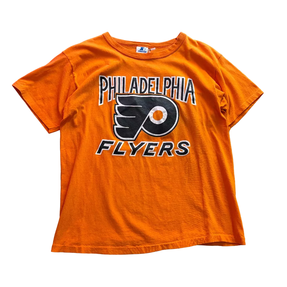 Flyers Orange Logo 80s Starter Tee Size XL