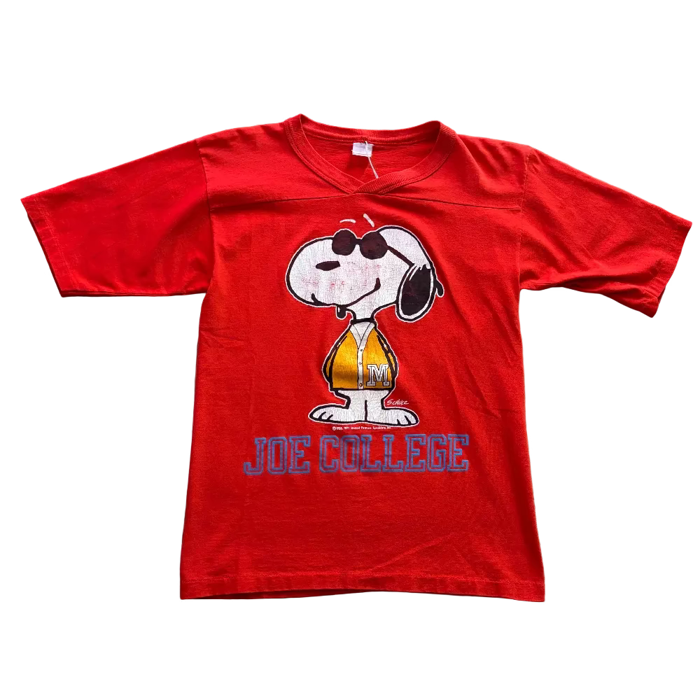 Snoopy 80s "Joe College" Tee Size S